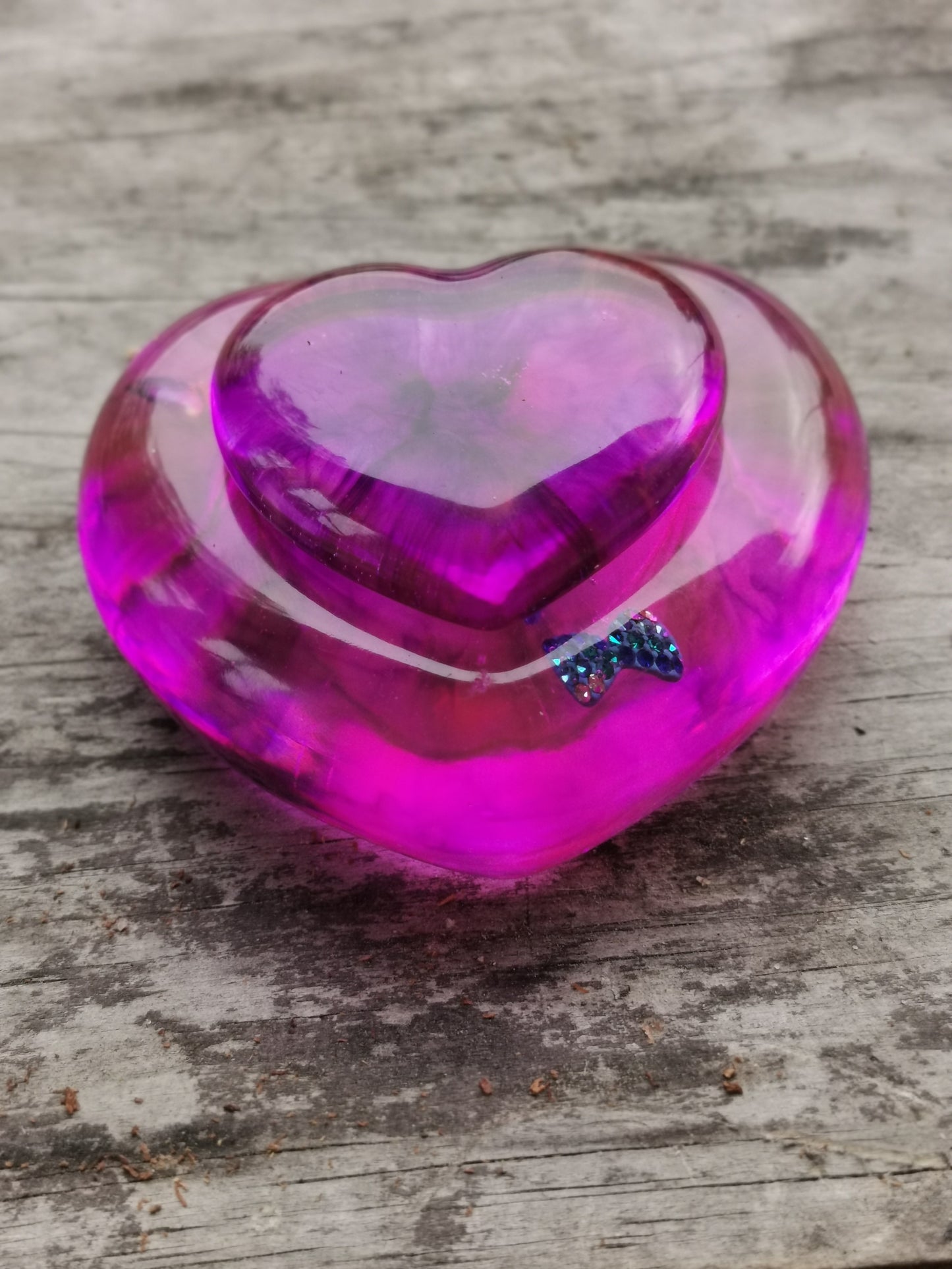 Boîte à bijoux cœur