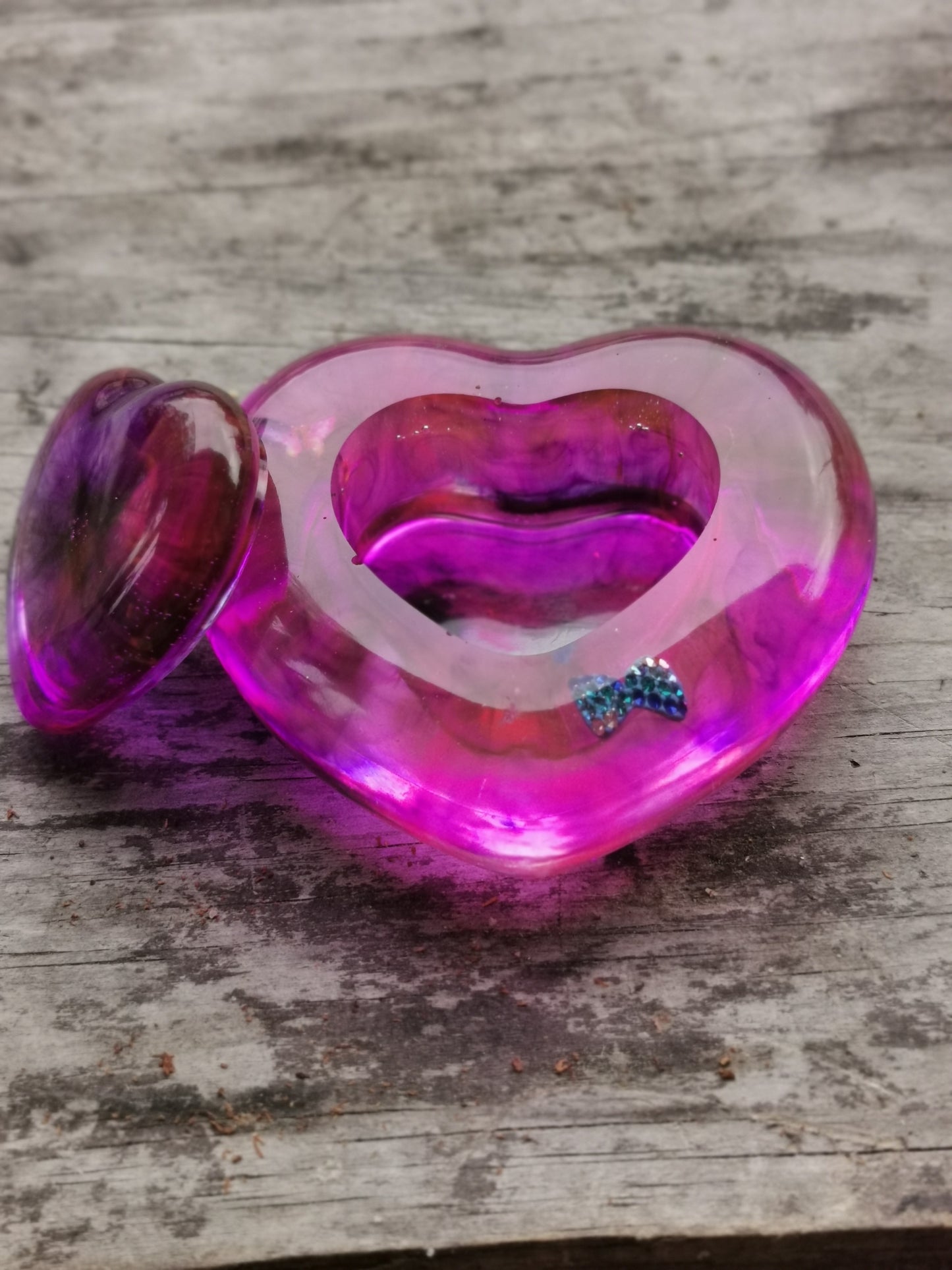 Boîte à bijoux cœur